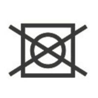 przekreślone koło wpisane w kwadrat